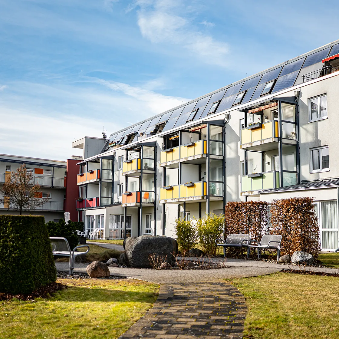 Wohnanlage Sophienhütte in Ilmenau mit Außenbereich und Balkonen